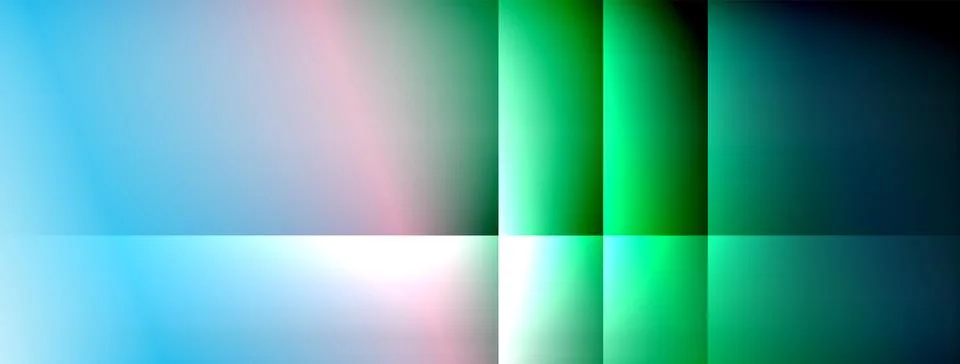 Colorful gradient with lines made of shadow and light. Creative background Ilustração Stock