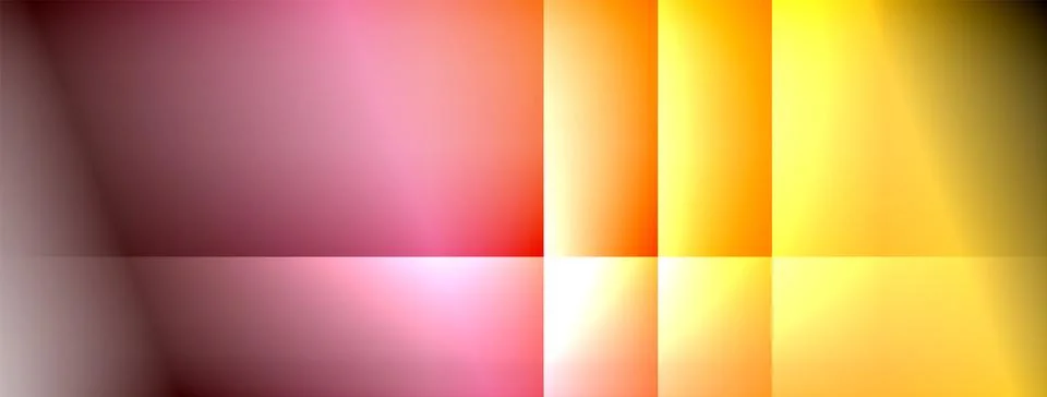 Colorful gradient with lines made of shadow and light. Creative background Stock Illustration