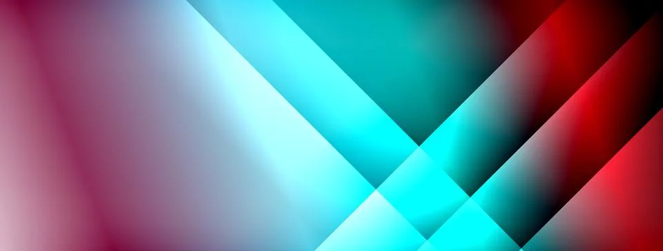 Colorful gradient with lines made of shadow and light. Creative background Stock Illustration