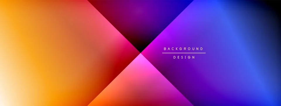 Colorful gradient with lines made of shadow and light. Creative background Stock Illustration