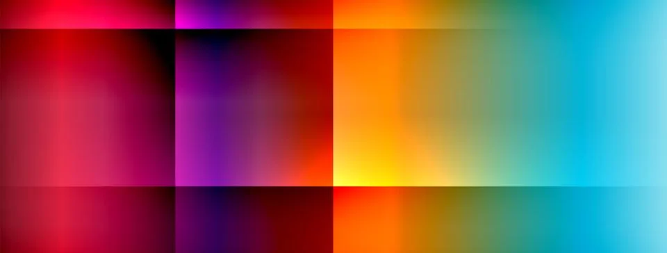 Colorful gradient with lines made of shadow and light. Creative background Illustrazione stock