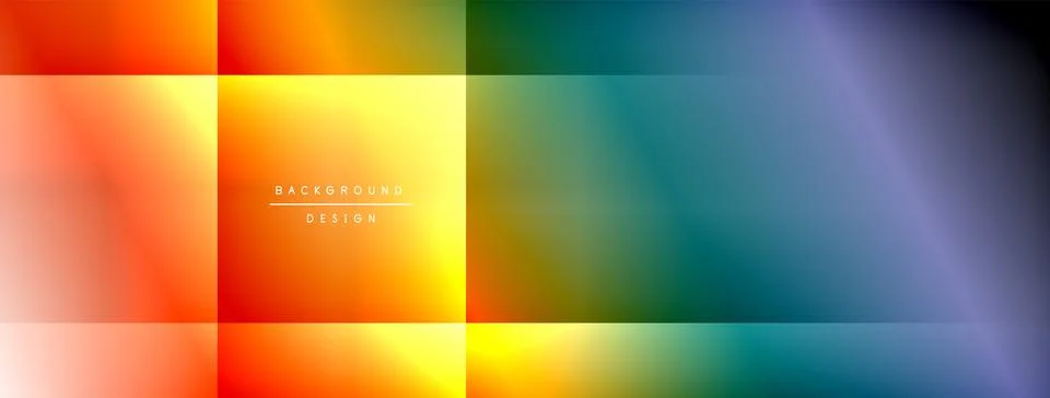 Colorful gradient with lines made of shadow and light. Creative background Stock Illustration