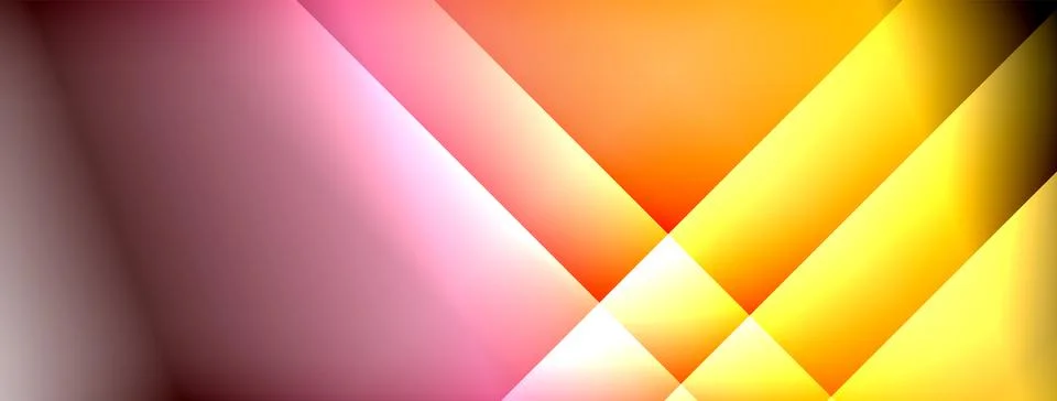 Colorful gradient with lines made of shadow and light. Creative background Stock Illustration