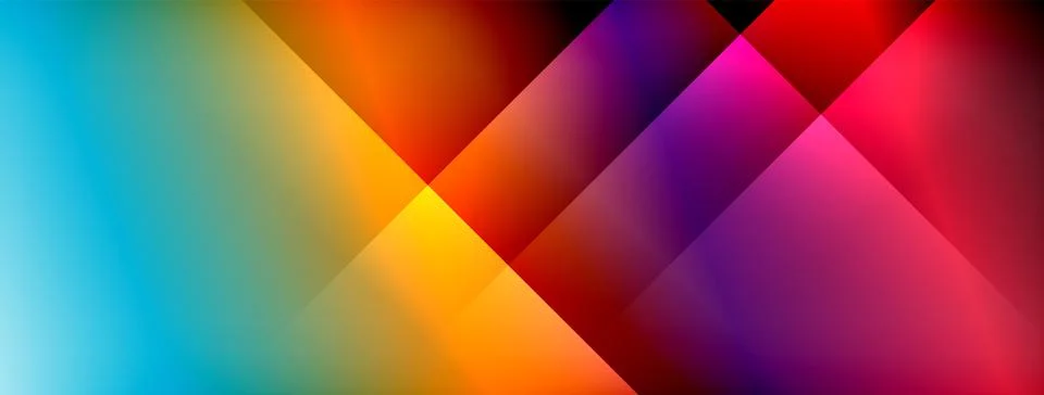 Colorful gradient with lines made of shadow and light. Creative background Stock Illustration