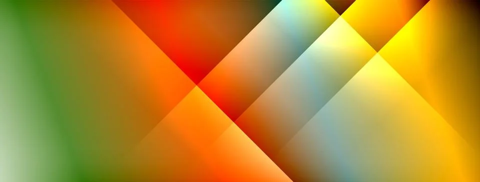 Colorful gradient with lines made of shadow and light. Creative background Illustrazione stock