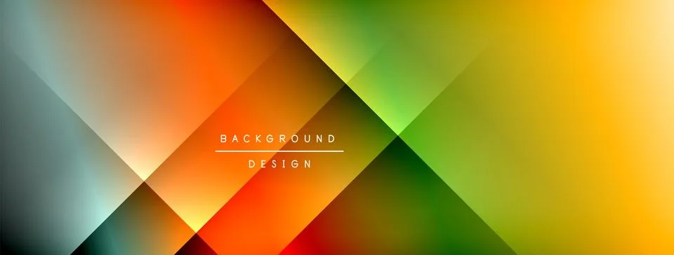 Colorful gradient with lines made of shadow and light. Creative background Ilustração Stock