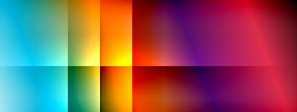 Colorful gradient with lines made of shadow and light. Creative background Stock Illustration