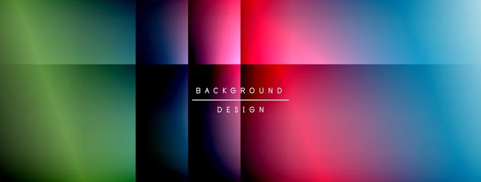 Colorful gradient with lines made of shadow and light. Creative background Illustrazione stock