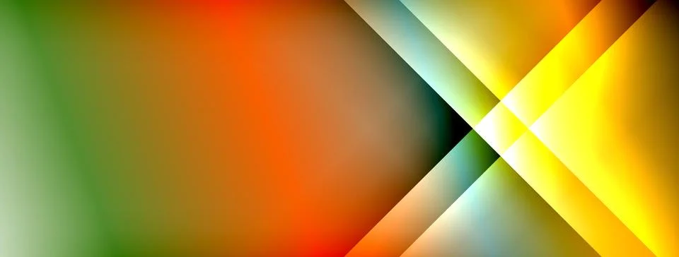 Colorful gradient with lines made of shadow and light. Creative background Stock Illustration