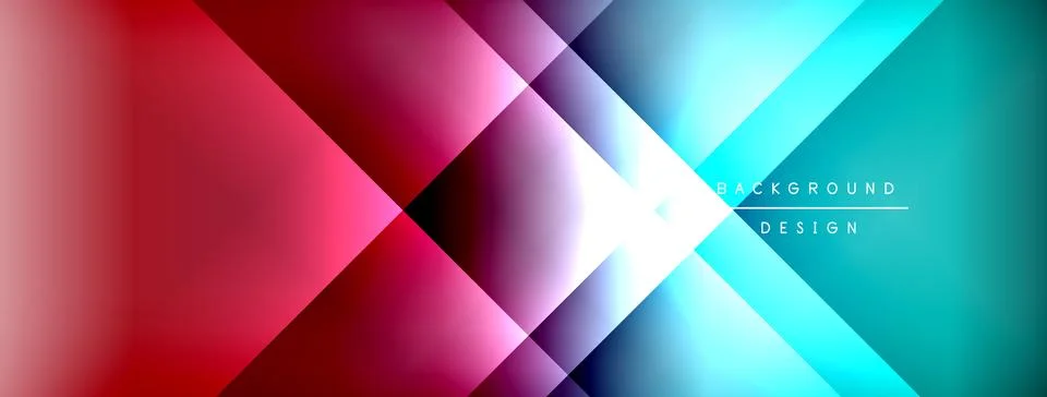 Colorful gradient with lines made of shadow and light. Creative background Illustrazione stock
