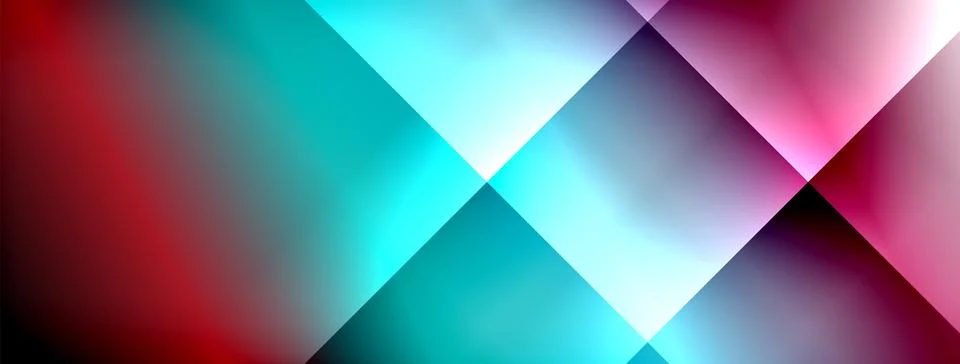 Colorful gradient with lines made of shadow and light. Creative background Stock Illustration
