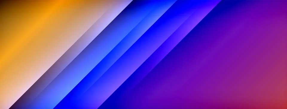 Colorful gradient with lines made of shadow and light. Creative background Stock Illustration