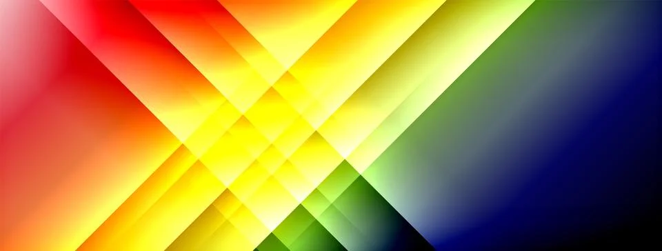 Colorful gradient with lines made of shadow and light. Creative background Illustrazione stock