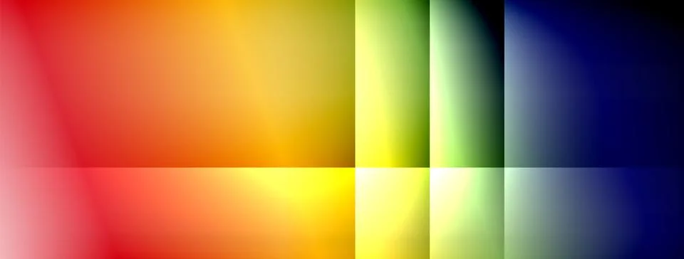 Colorful gradient with lines made of shadow and light. Creative background Illustrazione stock