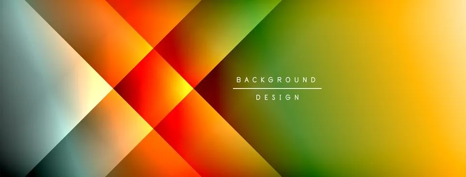 Colorful gradient with lines made of shadow and light. Creative background Illustrazione stock