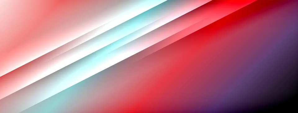 Colorful gradient with lines made of shadow and light. Creative background Stock Illustration