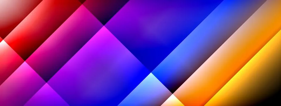 Colorful gradient with lines made of shadow and light. Creative background Ilustración de archivo