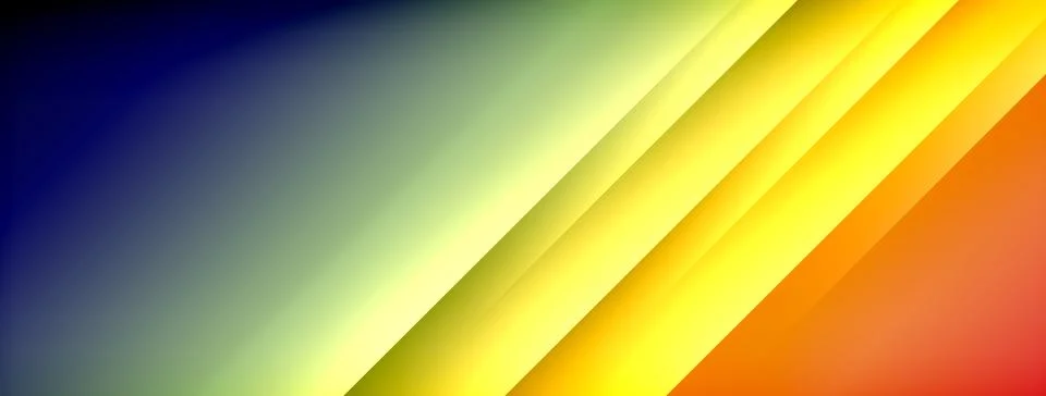 Colorful gradient with lines made of shadow and light. Creative background Illustrazione stock