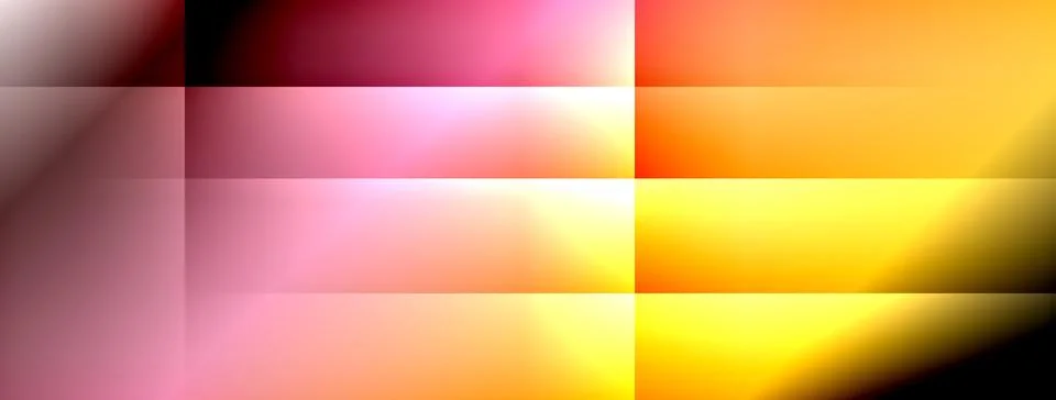 Colorful gradient with lines made of shadow and light. Creative background Ilustração Stock
