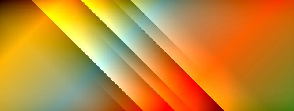 Colorful gradient with lines made of shadow and light. Creative background Stock Illustration