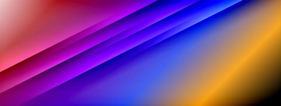 Colorful gradient with lines made of shadow and light. Creative background Stock Illustration