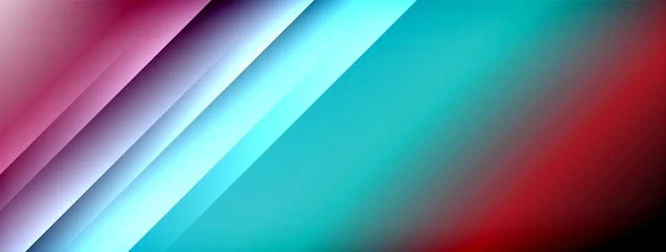 Colorful gradient with lines made of shadow and light. Creative background Stock Illustration