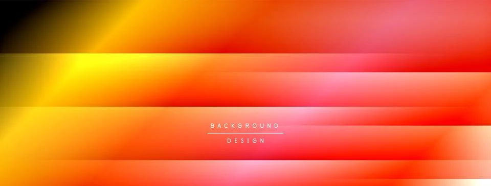 Colorful gradient with lines made of shadow and light. Creative background Illustrazione stock