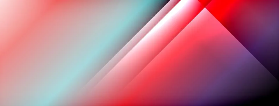 Colorful gradient with lines made of shadow and light. Creative background Stock Illustration