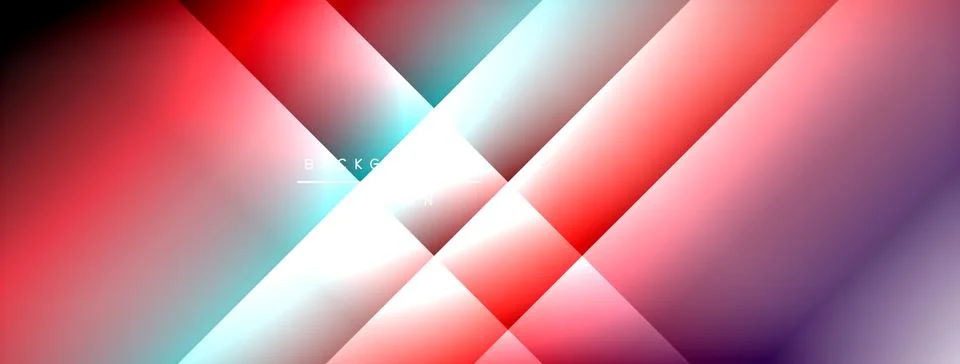 Colorful gradient with lines made of shadow and light. Creative background Stock Illustration