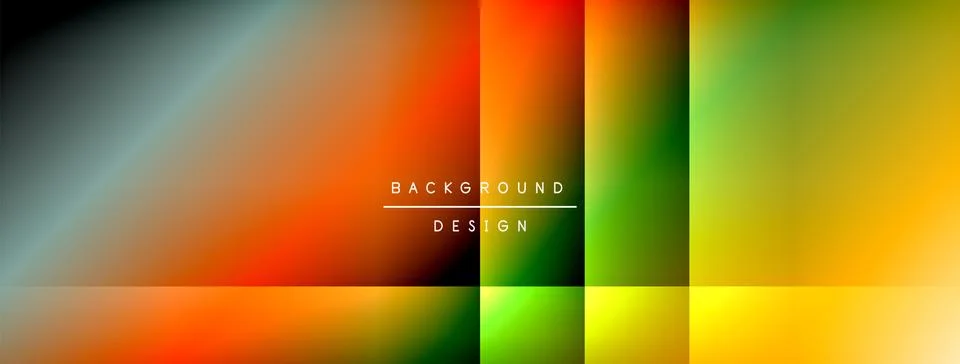 Colorful gradient with lines made of shadow and light. Creative background Illustrazione stock
