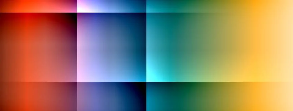 Colorful gradient with lines made of shadow and light. Creative background Stock Illustration