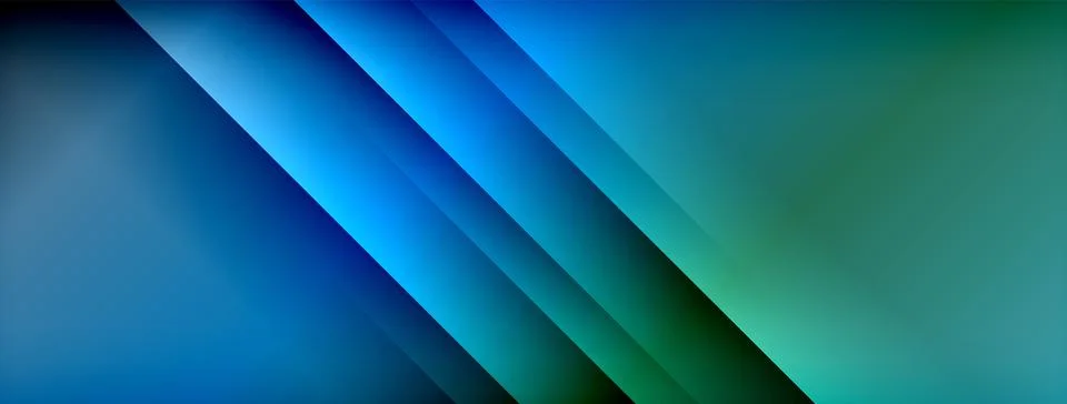 Colorful gradient with lines made of shadow and light. Creative background Illustrazione stock