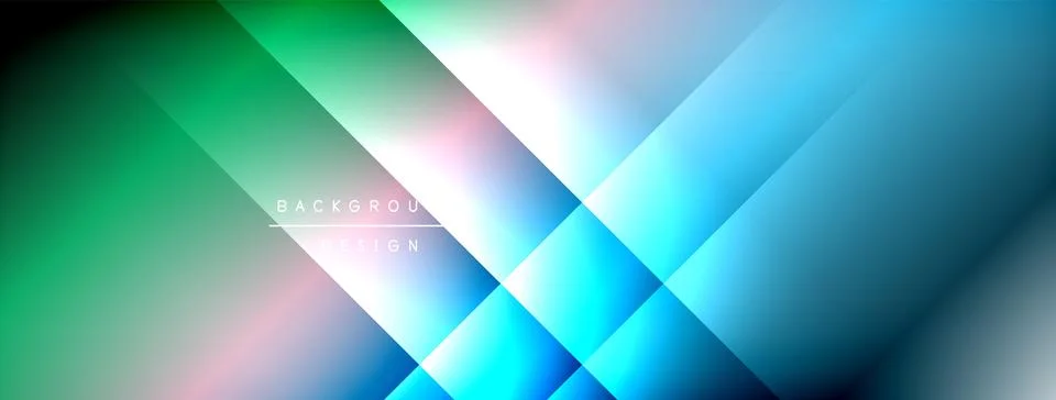 Colorful gradient with lines made of shadow and light. Creative background Stock Illustration