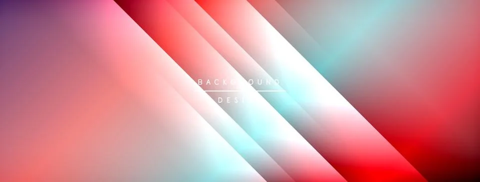 Colorful gradient with lines made of shadow and light. Creative background Stock Illustration
