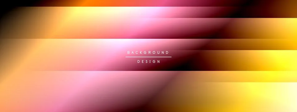 Colorful gradient with lines made of shadow and light. Creative background Stock Illustration