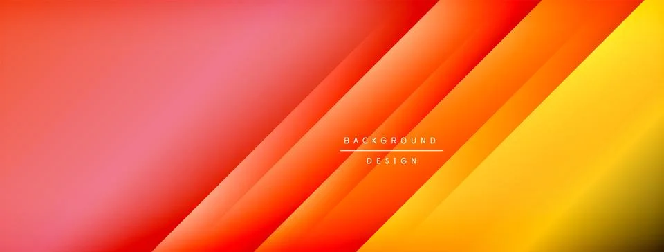 Colorful gradient with lines made of shadow and light. Creative background Stock Illustration