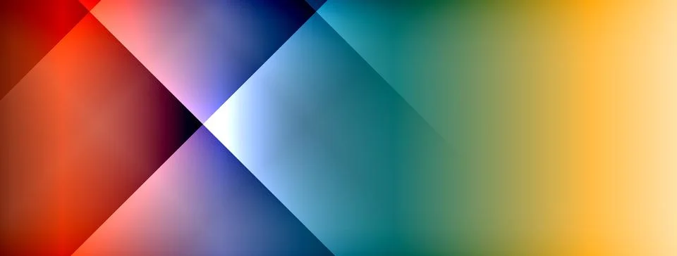 Colorful gradient with lines made of shadow and light. Creative background Stock Illustration