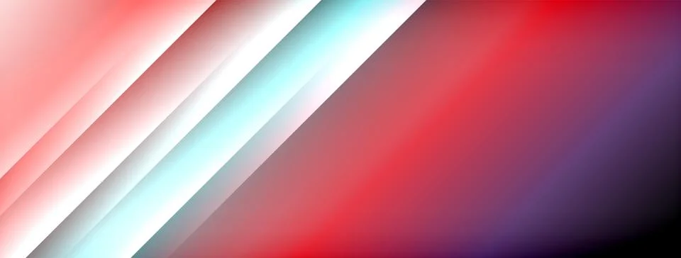 Colorful gradient with lines made of shadow and light. Creative background Illustrazione stock