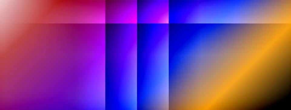 Colorful gradient with lines made of shadow and light. Creative background Stock Illustration