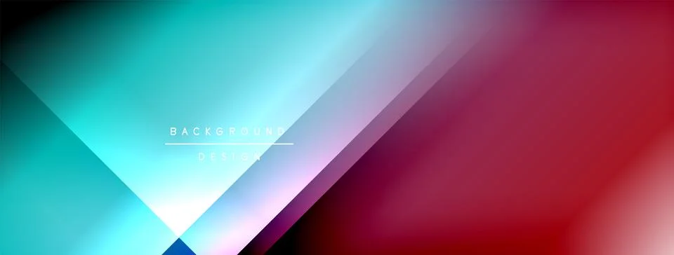 Colorful gradient with lines made of shadow and light. Creative background Stock Illustration