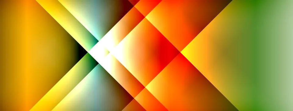 Colorful gradient with lines made of shadow and light. Creative background Stock Illustration
