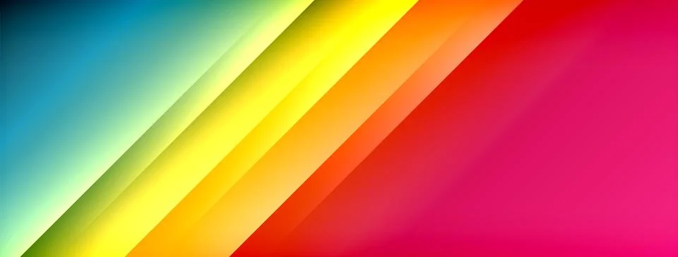 Colorful gradient with lines made of shadow and light. Creative background Stock Illustration