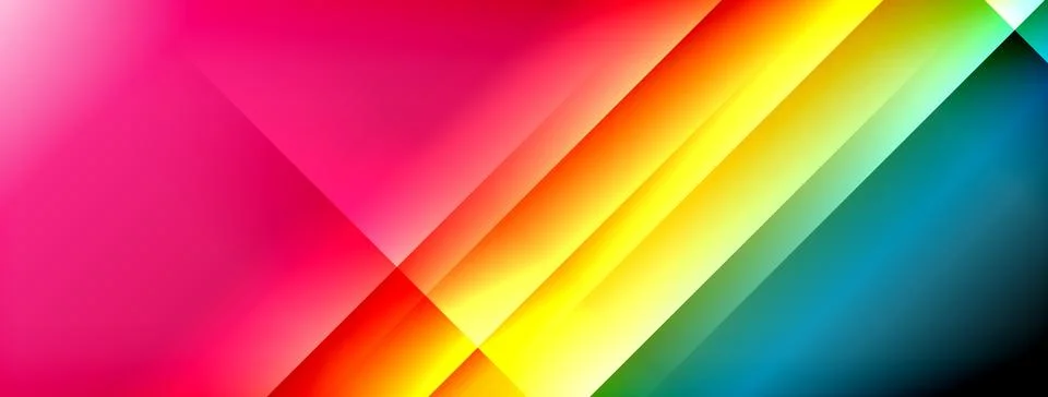 Colorful gradient with lines made of shadow and light. Creative background Illustrazione stock
