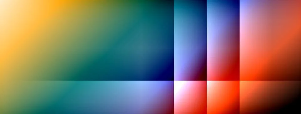 Colorful gradient with lines made of shadow and light. Creative background Stock Illustration