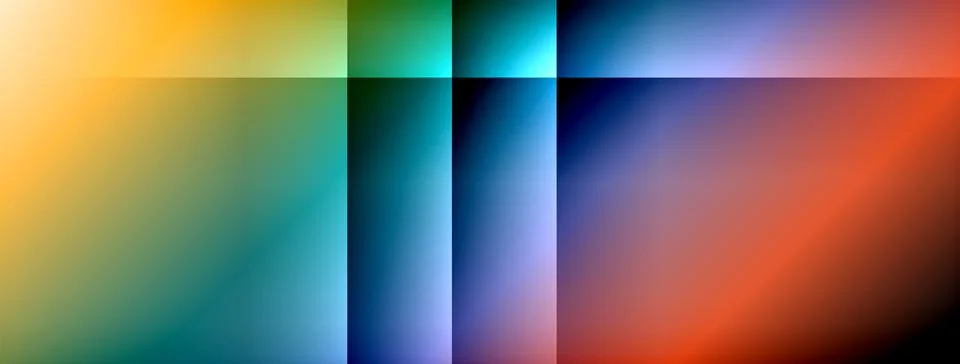 Colorful gradient with lines made of shadow and light. Creative background Stock Illustration
