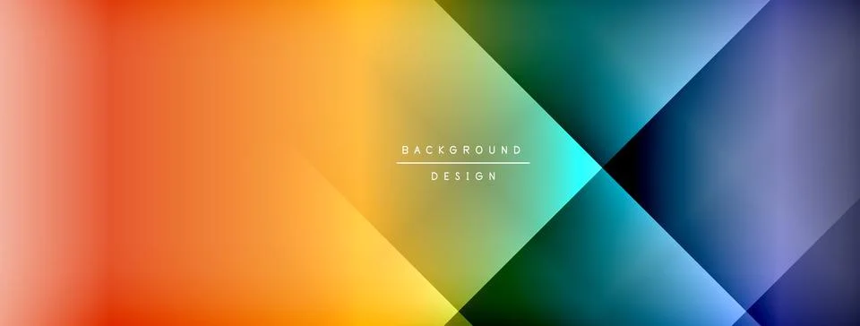 Colorful gradient with lines made of shadow and light. Creative background Stock Illustration