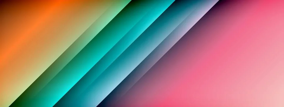 Colorful gradient with lines made of shadow and light. Creative background イラスト素材