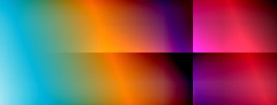 Colorful gradient with lines made of shadow and light. Creative background Stock Illustration