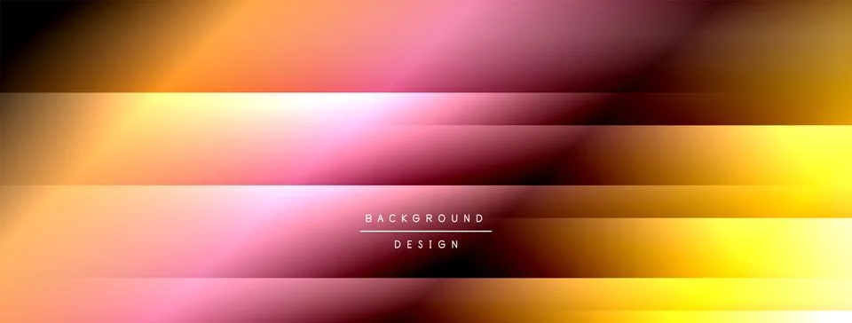 Colorful gradient with lines made of shadow and light. Creative background Stockillustratie