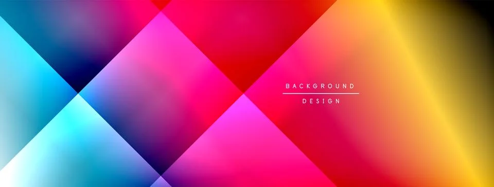 Colorful gradient with lines made of shadow and light. Creative background Stock Illustration